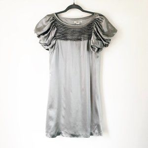 Kensie Silver Silk Dress